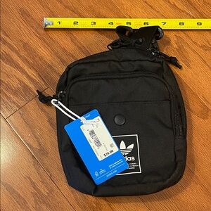 Adidas Black Belt Bag for Men